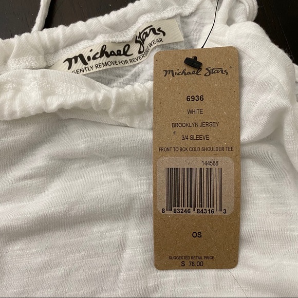 Michael Stars Cold Shoulder Top - Picture 7 of 7